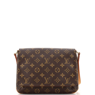 Louis Vuitton Musette Tango Handbag Monogram Canvas