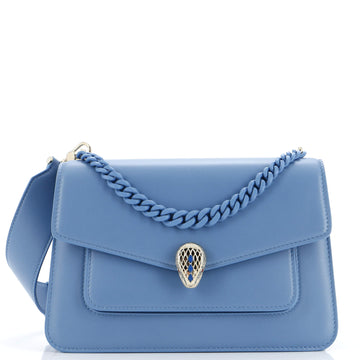 Bvlgari Serpenti Forever Maxi Chain Crossbody Bag Leather Medium