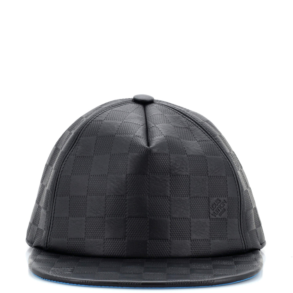 Louis Vuitton Baseball Cap Damier Infini Leather Black 273310219
