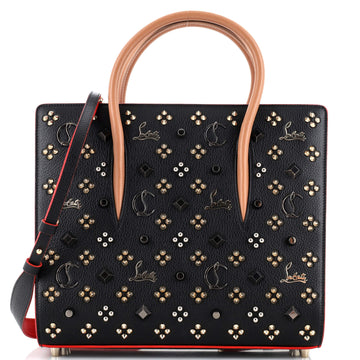 Christian Louboutin Paloma Tote Embellished Leather Medium