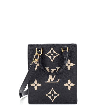 Louis Vuitton Petit Sac Plat Bag Bicolor Monogram Empreinte Giant