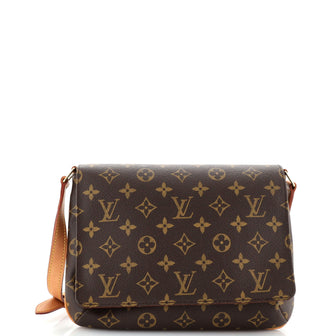 Louis Vuitton Musette Tango Handbag Monogram Canvas