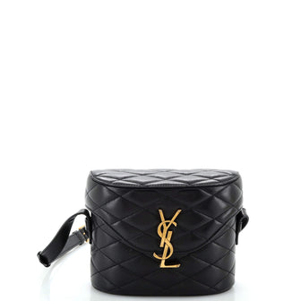 Saint Laurent June Box Bag Quilted Leather