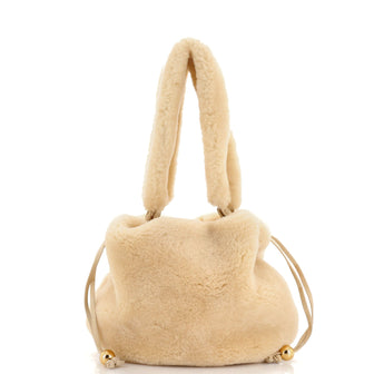 Bottega Veneta Drop Hobo Shearling