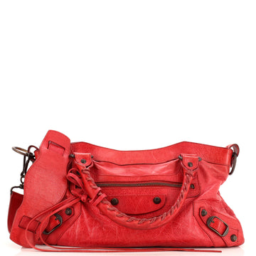 Balenciaga First Classic Studs Bag Leather