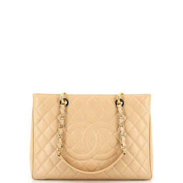 Chanel Grand Shopping Tote Quilted Caviar