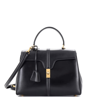 Celine 16 Top Handle Bag Smooth Calfskin Medium