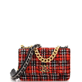 Chanel 19 Wallet on Chain Quilted Tweed