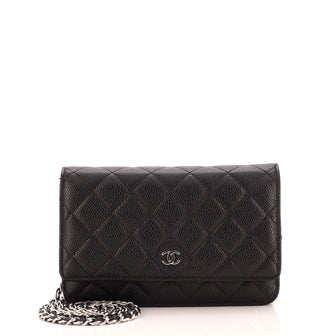 Chanel Wallet on Chain Quilted Iridescent Caviar