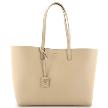 Versace Virtus Open Tote (Outlet) Leather Large