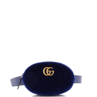 Gucci GG Marmont Belt Bag Matelasse Velvet