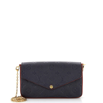Louis Vuitton Felicie Pochette Monogram Empreinte Leather