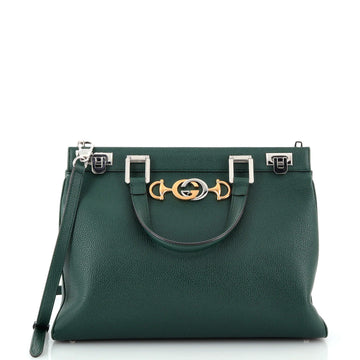 Gucci Zumi Top Handle Bag Leather Medium