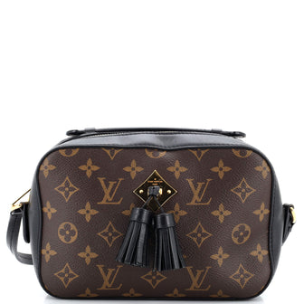 Louis Vuitton Saintonge Handbag Monogram Canvas with Leather