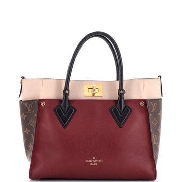 Louis Vuitton On My Side Tote Monogram Tuffetage Leather MM