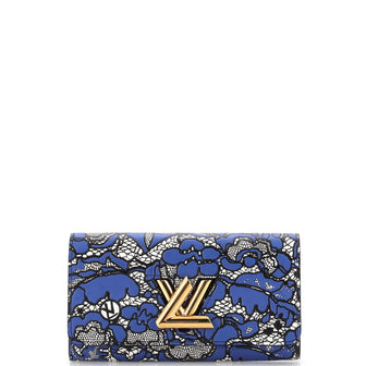 Louis Vuitton Twist Wallet Lace Embossed Leather