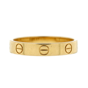Cartier Love Wedding Band Ring 18K Yellow Gold