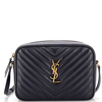 Saint Laurent Lou Camera Bag Matelasse Chevron Leather Small