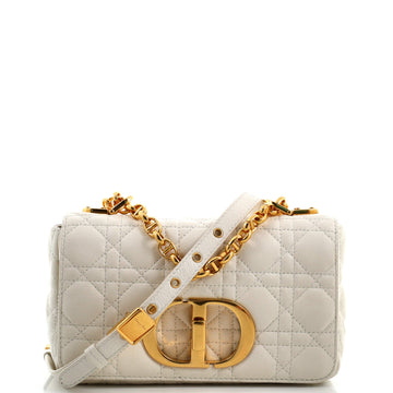 Christian Dior Caro Bag Cannage Quilt Calfskin Small