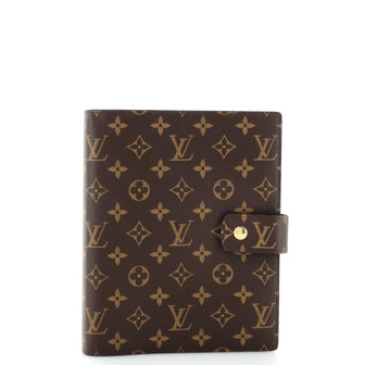 Louis Vuitton Ring Agenda Cover Monogram Canvas GM