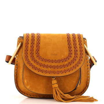 Chloe Hudson Handbag Whipstitch Suede Small