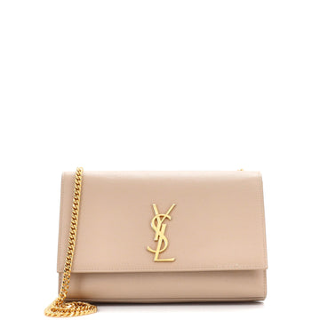 Saint Laurent Classic Monogram Crossbody Bag Grainy Leather Large