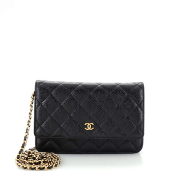 Chanel Wallet on Chain Quilted Caviar