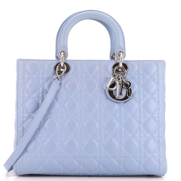 Christian Dior Lady Dior Bag Cannage Quilt Lambskin Large