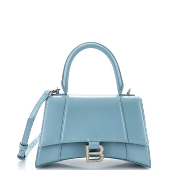 Balenciaga Hourglass Top Handle Bag Leather Small