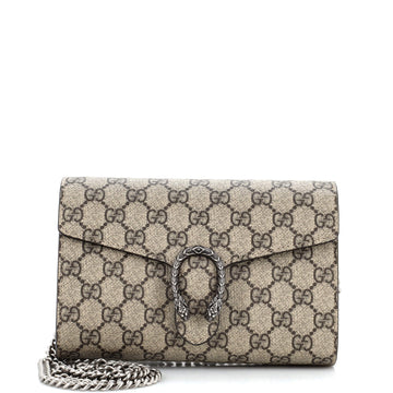Gucci Dionysus Chain Wallet GG Coated Canvas Small