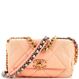 Chanel 19 Flap Bag Quilted Leather Medium
