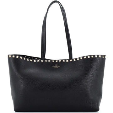 Valentino Garavani Rockstud Shopping Tote Leather Medium