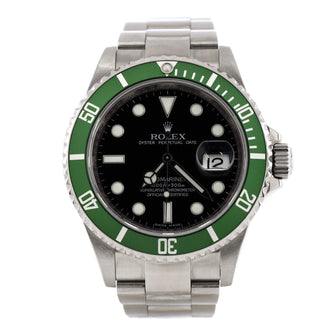 Rolex Oyster Perpetual Submariner Kermit Date Automatic Watch Stainless Steel 40