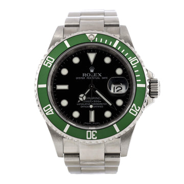 Rolex Oyster Perpetual Submariner Kermit Date Automatic Watch Stainless Steel 40