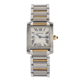 Cartier Tank Francaise Quartz Watch Stainless Steel and Yellow Gold 20