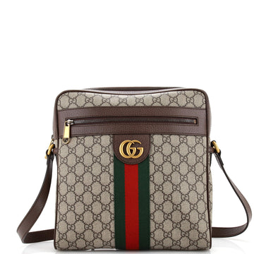Gucci Ophidia Messenger Bag GG Coated Canvas Medium