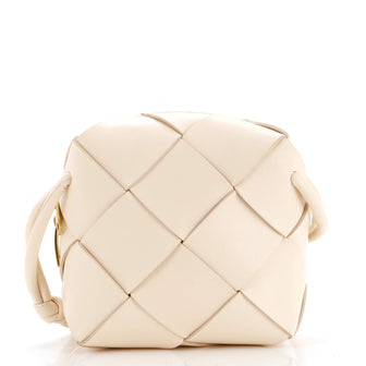 Bottega Veneta Cassette Camera Crossbody Bag Maxi Intrecciato Leather Mini