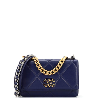 Chanel 19 Wallet on Chain Quilted Goatskin