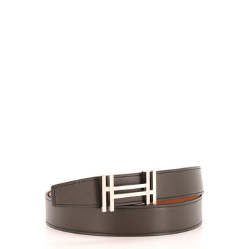 Hermes H Au Carre Reversible Belt Leather Medium