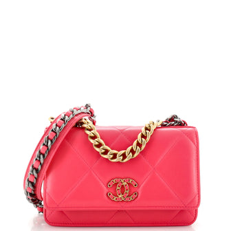 Chanel 19 Wallet on Chain Quilted Lambskin