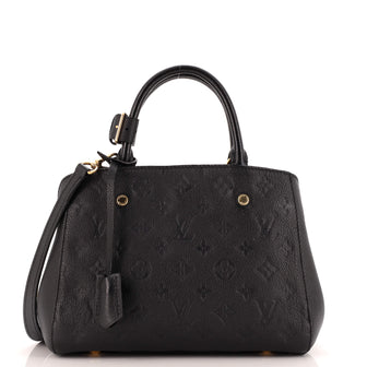 Louis Vuitton Montaigne Handbag Monogram Empreinte Leather BB