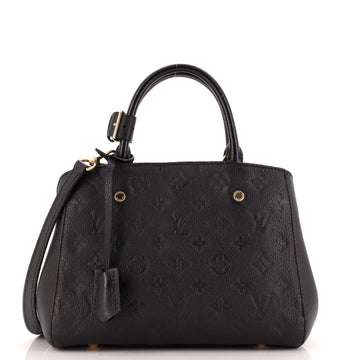 Louis Vuitton Montaigne Handbag Monogram Empreinte Leather BB