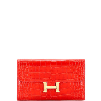 Hermes Constance Wallet Alligator Long