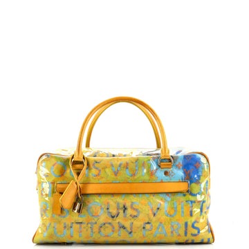 Louis Vuitton Pulp Weekender Bag PVC Over Monogram Denim PM