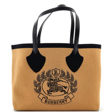 Burberry Archive Crest Giant Tote Knit Fabric Medium