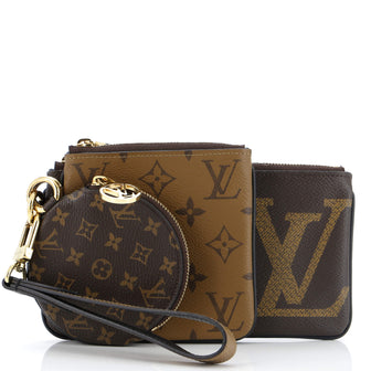 Louis Vuitton Trio Pouch Set Reverse Monogram Giant