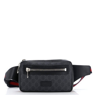 Gucci Soft Zip Belt Bag GG Coated Canvas Small