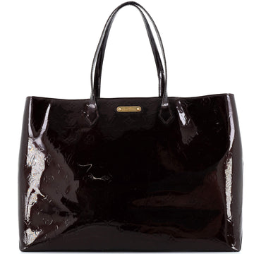 Louis Vuitton Wilshire Handbag Monogram Vernis GM
