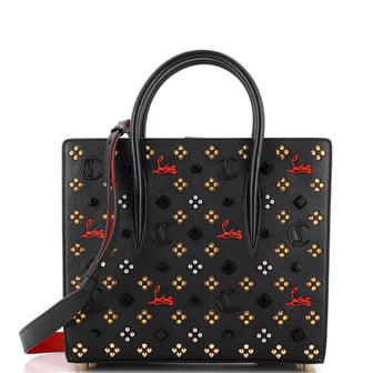 Christian Louboutin Paloma Tote Embellished Leather Medium
