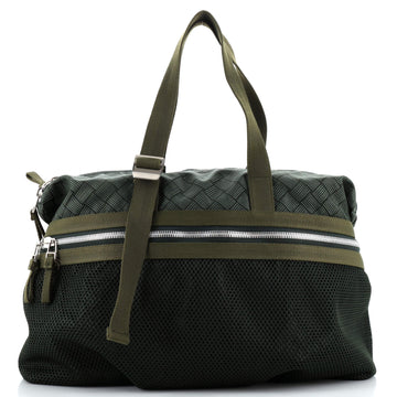 Bottega Veneta Trekking Travel Bag Jacquard Nylon with Mesh
